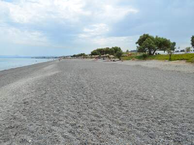 Řecko, Kréta, Pláž u ubytování Chrisselen