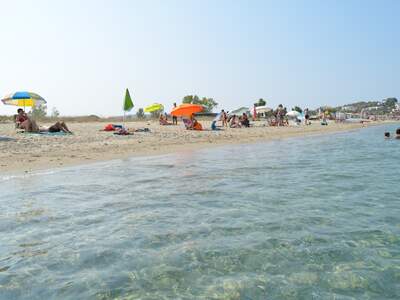 Řecko, Fourka, Pláž v letovisku