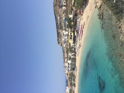 Řecko, Karpathos, Hlavní pláž v letovisku Lefkos