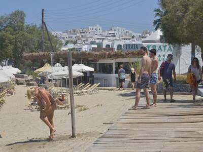 Řecko, Naxos, Pláž Agios Georgios