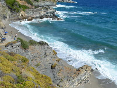 Řecko, Skopelos, pláž Perivolju