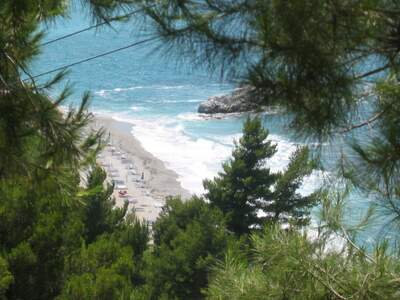 Řecko, Skopelos, Pláž Milia