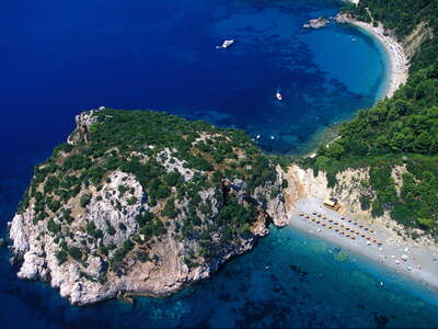 Řecko, Skopelos, pláž Velanio