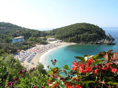 Řecko, Parga, Pláž Sarakoniko