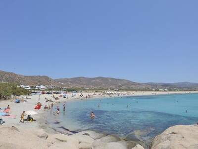 Řecko, Naxos, Pláž Mikri Vigla 