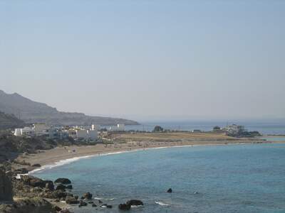 Řecko, Karpathos, Dlouhá pláž v letovisku Lefkos