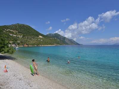 Řecko, Ithaka, Pláž Bros Aetos