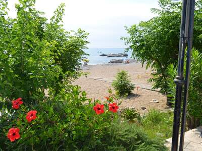 Řecko, Rhodos, Pláž v letovisku Stegna