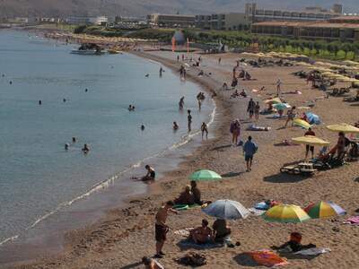 Řecko, Rhodos, Pláž Kolibioi