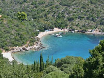 Řecko, Ithaka, Pláž Sarakoniko