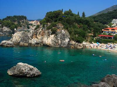 Řecko, Parga, Pláž Krioneri 