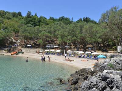 Řecko, Sivota, Pláž Zavia Beach