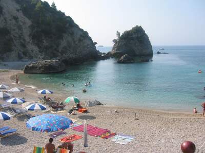 Řecko, Parga, Pláž Krioneri 