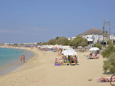 Řecko, Naxos, Pláž Agios Prokopios