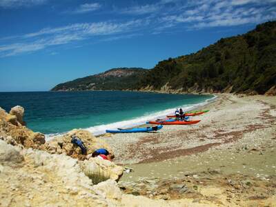 Řecko, Skopelos, Pláž Armenopetra