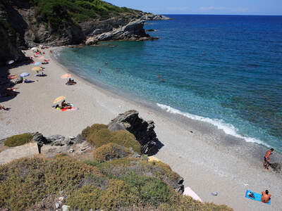 Řecko, Skopelos, pláž Perivolju