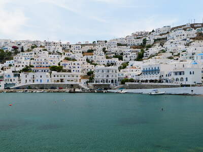 Pláž Přístav Pera gialos (Chora)