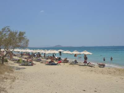 Řecko, Naxos, Pláž Plaka Markas