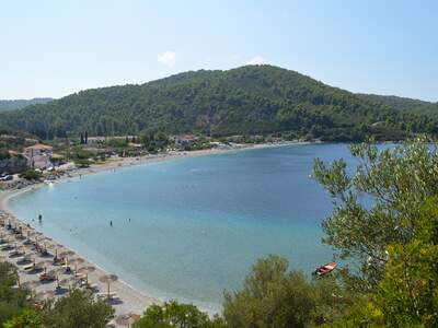Řecko, Skopelos, pláž Panormos