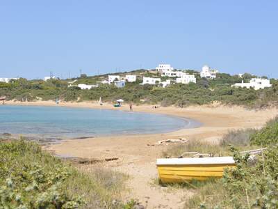 Řecko, Paros, Pláž Santa Maria