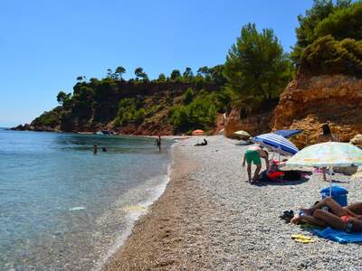 Řecko, Alonissos, Pláž Kokkino Castro