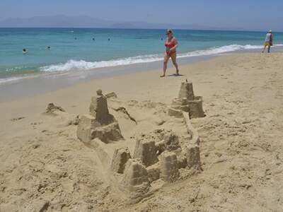 Řecko, Naxos, Pláž Plaka Markas