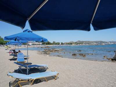 Řecko, Rhodos, pláž Faliraki