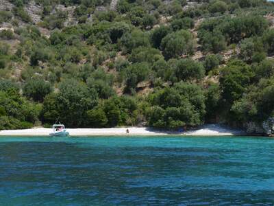 Řecko, Sivota, Pláž Megalo Veiseli 