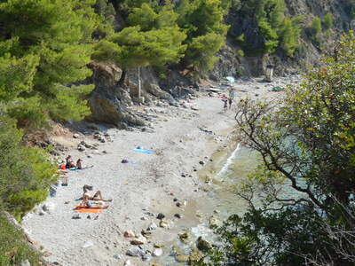 Řecko, Skopelos, pláž Stafilos