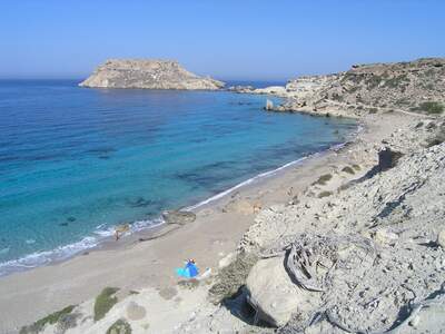 Řecko, Karpathos, Pláž mimo letovisko