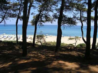 Řecko, Kefalonie, Pláže v letovisku Skala, V centru