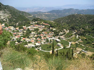 Řecko, Lefkada, Vesničky