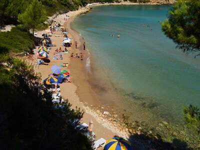 Řecko, Alonissos, Pláž Chrisi Milia