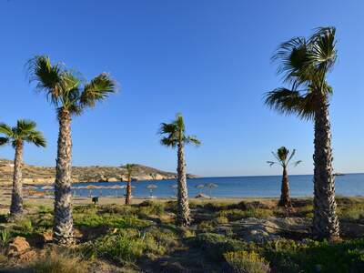 Řecko, Ios, Pláž Koumbara