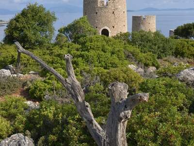 Řecko, Ithaka, Kioni- cesta k mlýnům