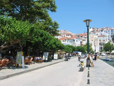 Řecko, Skopelos, Město