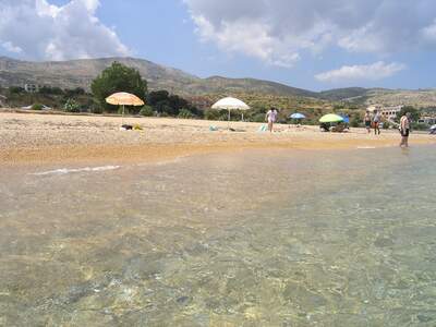 Řecko, Kefalonie, Pláž před ubytováním Summer Sun