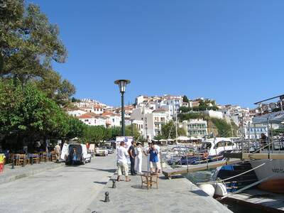 Řecko, Skopelos, Město