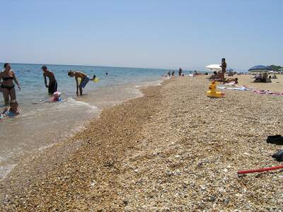 Řecko, Kefalonie, Pláž před ubytováním Summer Sun