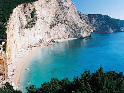 Řecko, Lefkada, Pláž Katsiki 