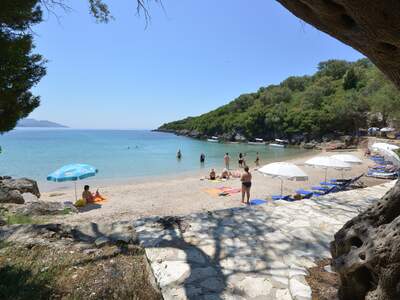 Řecko, Sivota, Pláž Zavia Beach