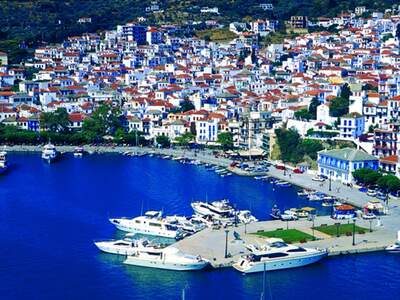 Řecko, Skopelos, Město