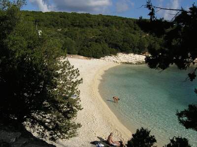 Řecko, Kefalonie, Fiskardo Beach