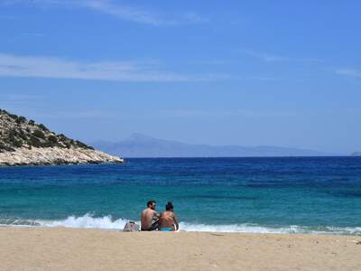 Řecko, Ios, Pláž Agia Theodoti