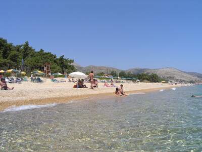 Řecko, Kefalonie, Pláže v letovisku Skala, V centru