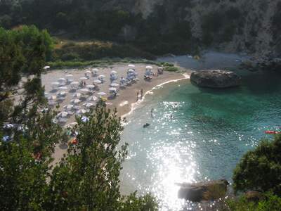 Řecko, Parga, Pláž Krioneri 