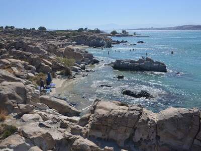 Řecko, Paros, Pláž Kolimbithrees