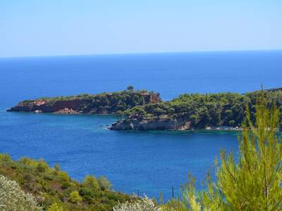 Řecko, Alonissos, Pláž Kokkino Castro