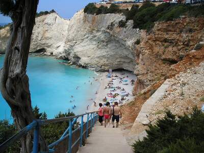 Řecko, Lefkada, Pláž Katsiki 