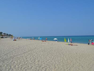 Řecko, Fourka, Pláž v letovisku